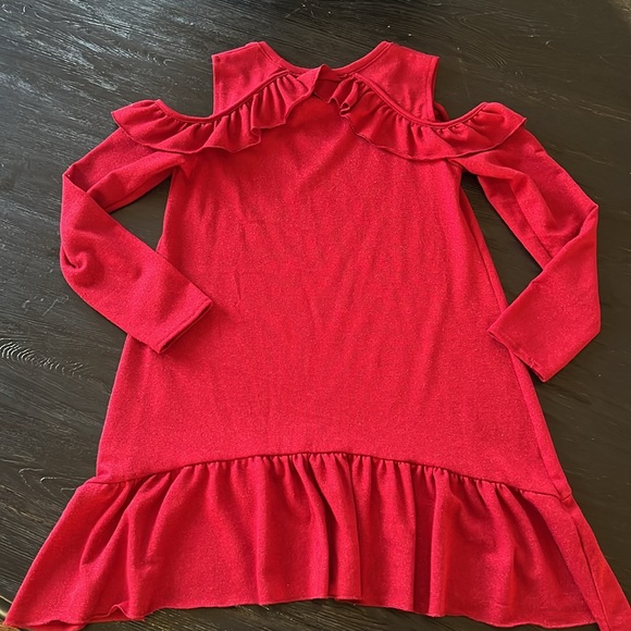 Girls Cold Shoulder Dress - Picture 4 of 4